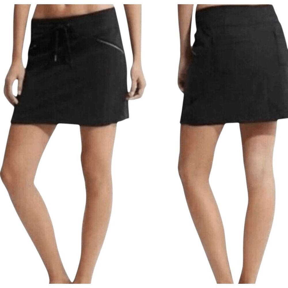 ATHLETA Metro Skort In Black Size Med